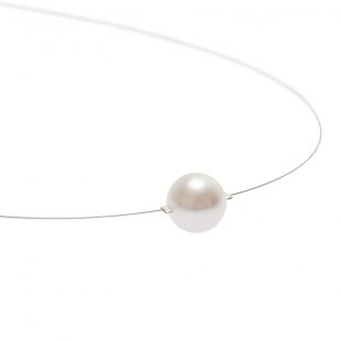 pearl necklace floating single necklaces